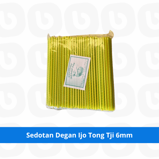 Sedotan Degan Ijo Tong Tji 6mm