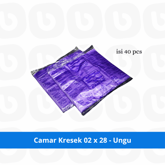 Camar Kresek 02 x 28 - Ungu