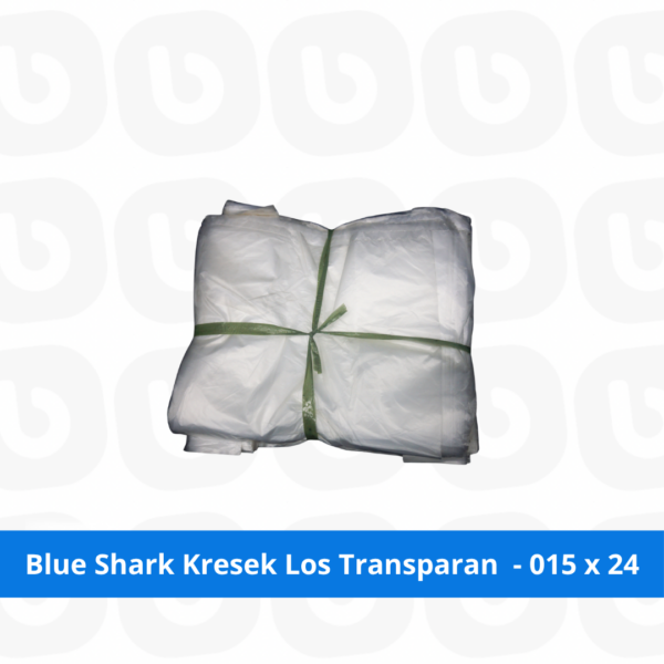 Blue Shark Kresek Los Transparan - 015 x 24
