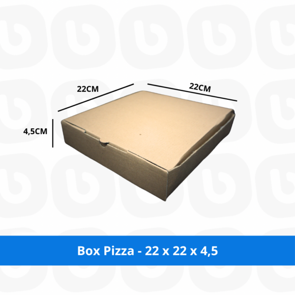 Box Pizza - 22 x 22 x 4,5