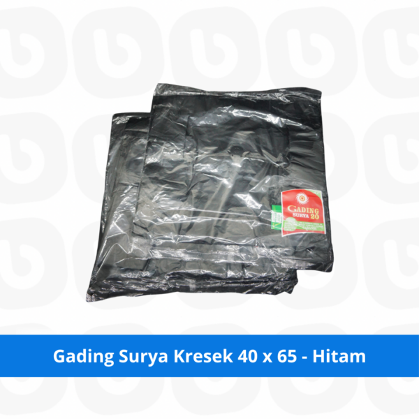 Gading Surya Kresek 40 x 65 - Hitam