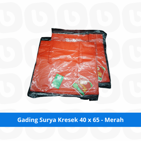 Gading Surya Kresek 40 x 65 - Merah