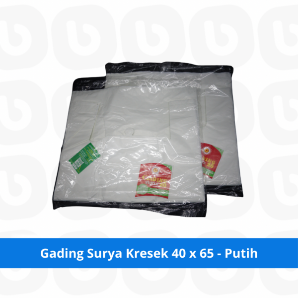 Gading Surya Kresek 40 x 65 - Putih