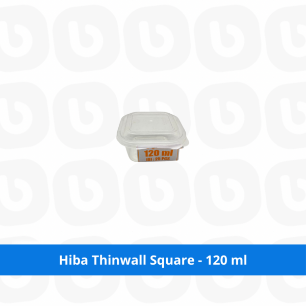 Hiba Thinwall Square - 120 ml