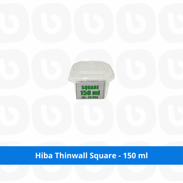 Hiba Thinwall Square - 150 ml