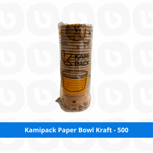 Kamipack Paper Bowl Kraft - 500