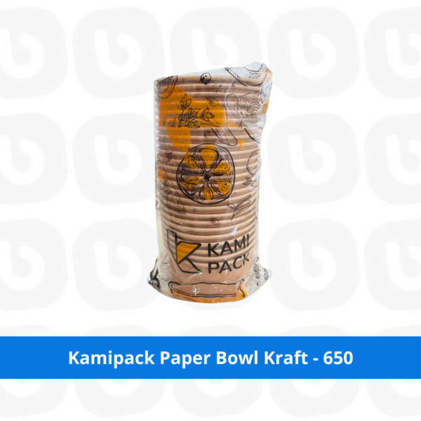 Kamipack Paper Bowl Kraft - 650