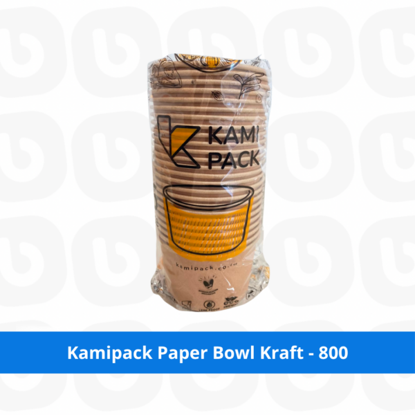 Kamipack Paper Bowl Kraft - 800