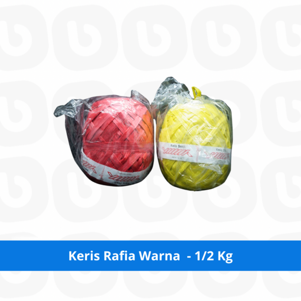 Keris Rafia Warna - 1/2 Kg