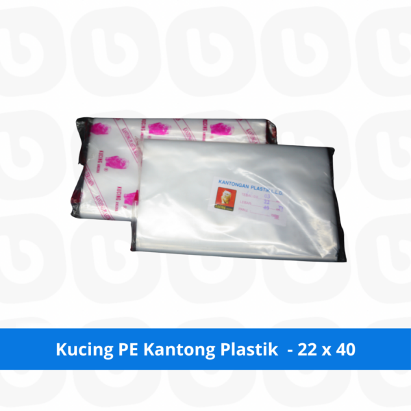 Kucing PE Kantong Plastik - 22 x 40