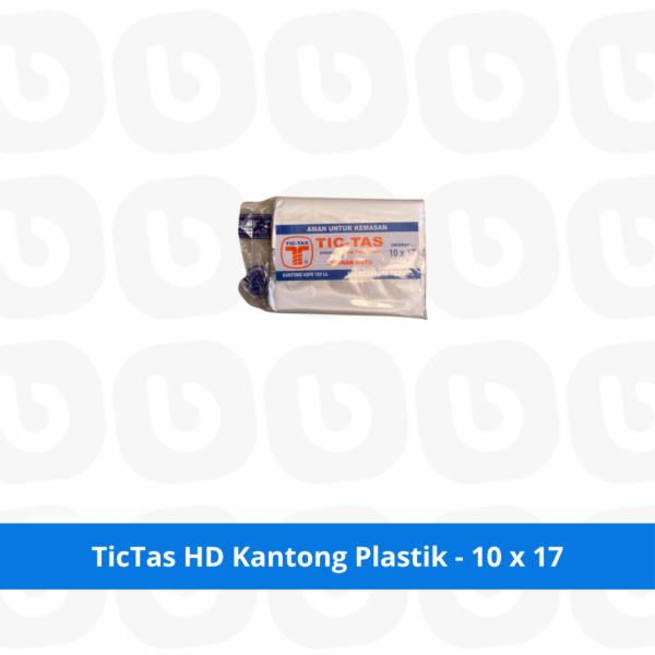 TicTas HD Kantong Plastik - 10 x 17