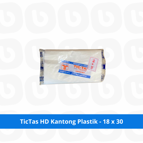TicTas HD Kantong Plastik - 18 x 30