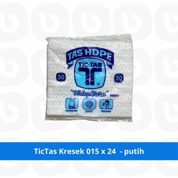 TicTas Kresek 015 x 24 - Putih