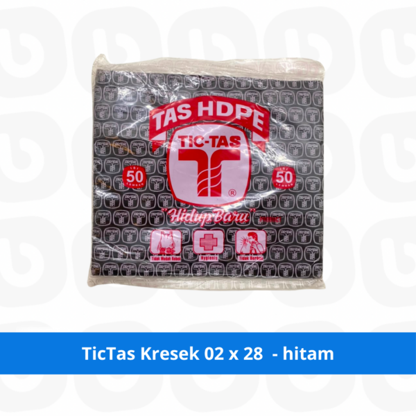 TicTas Kresek 02 x 28 - Hitam