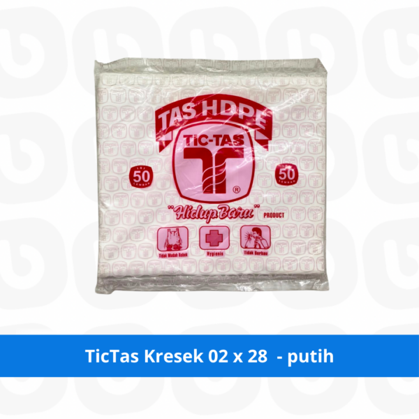 TicTas Kresek 02 x 28 - Putih