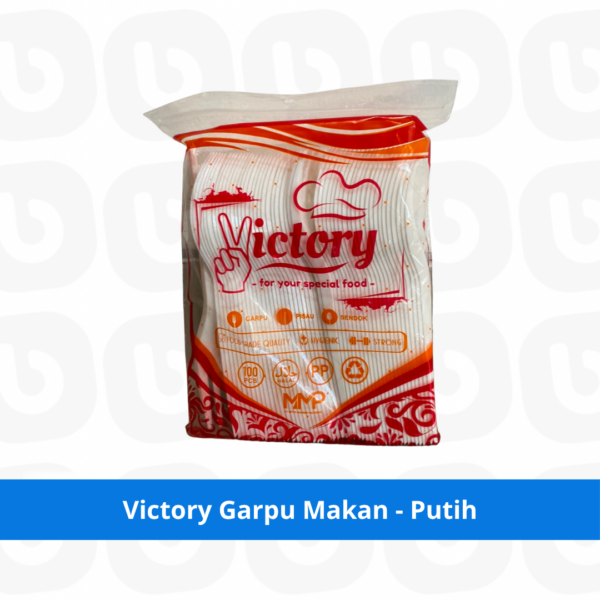 Victory Garpu Makan - Putih