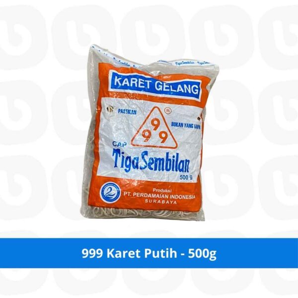999 Karet Kecil Putih - 500 g