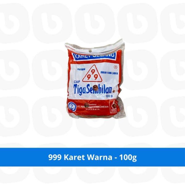 999 Karet Warna - 100 g