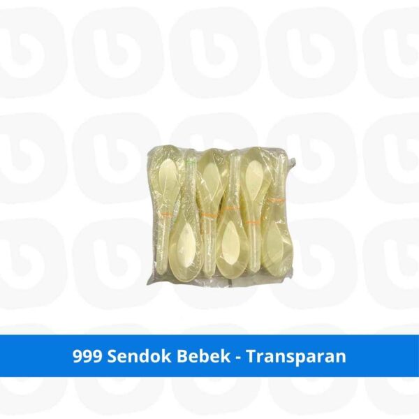 999 Sendok Bebek - Transparan