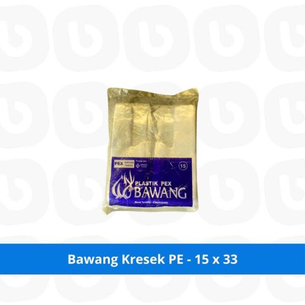 Bawang Kresek PE - 15 x 33