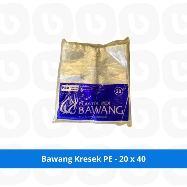 Bawang Kresek PE - 20 x 40