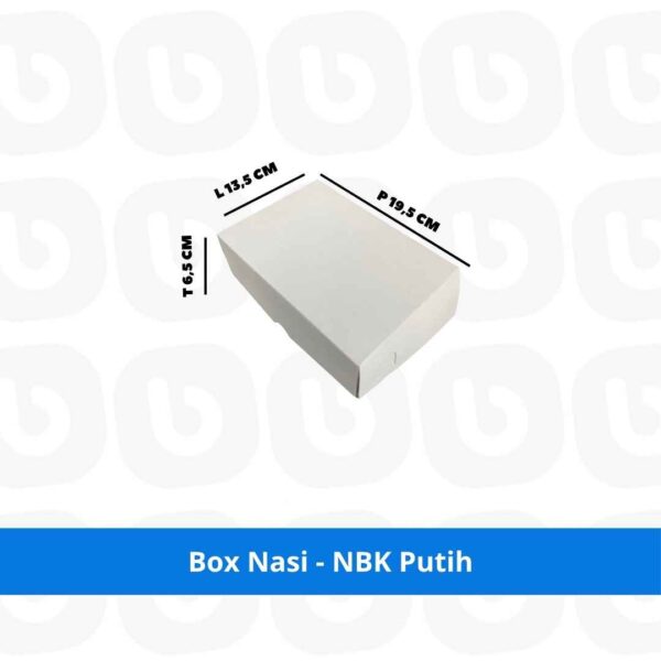 Box Nasi - NBK Putih
