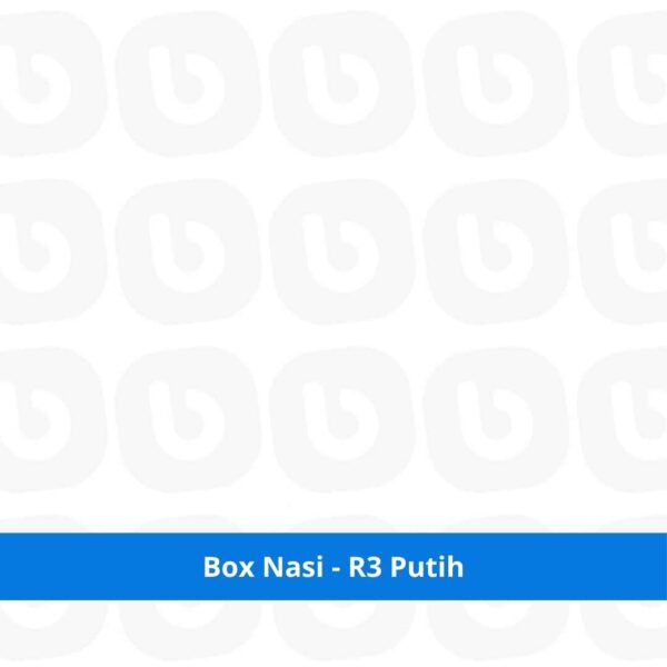 Box Nasi - R3 Putih
