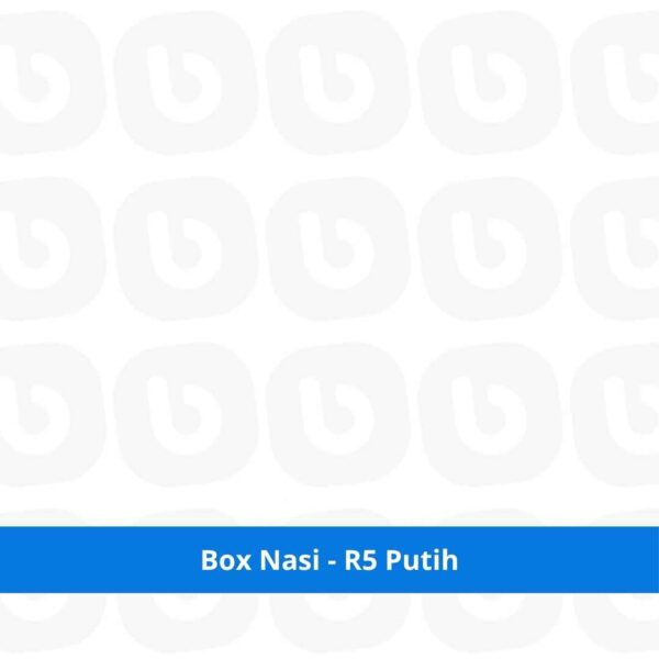 Box Nasi - R5 Putih