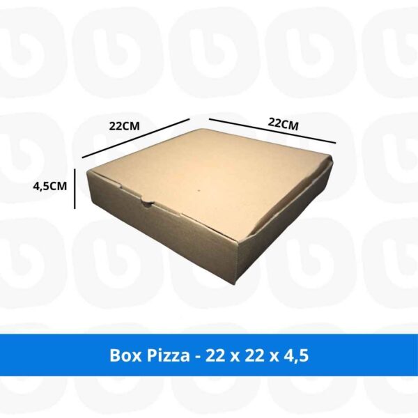 Box Pizza - 22 x 22 x 4,5