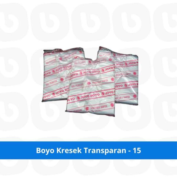 Boyo Kresek Transparan - 01 x 15