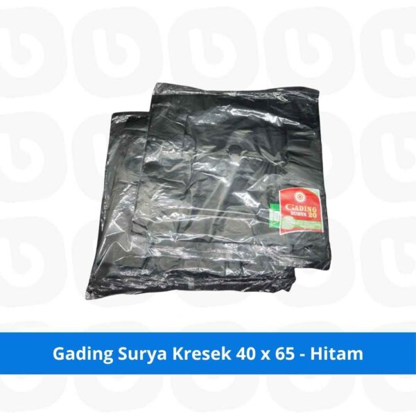 Gading Surya Kresek 40 x 65 - Hitam