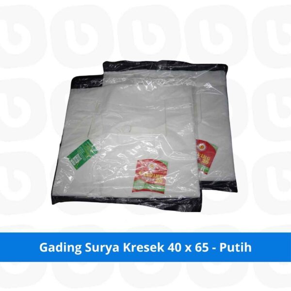 Gading Surya Kresek 40 x 65 - Putih