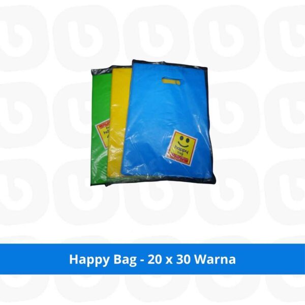 Happy Bag - 20 x 30 Warna