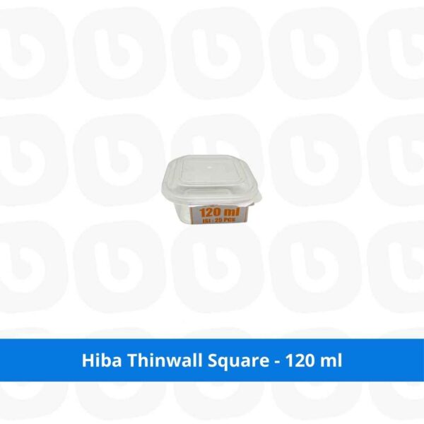 Hiba Thinwall Square - 120 ml