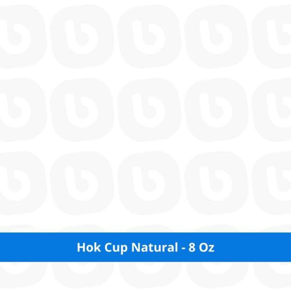 Hok Cup Natural - 8 Oz