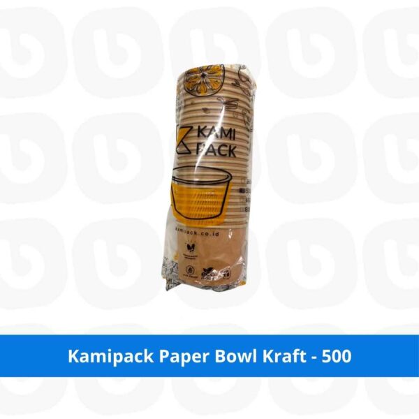 Kamipack Paper Bowl Kraft - 500