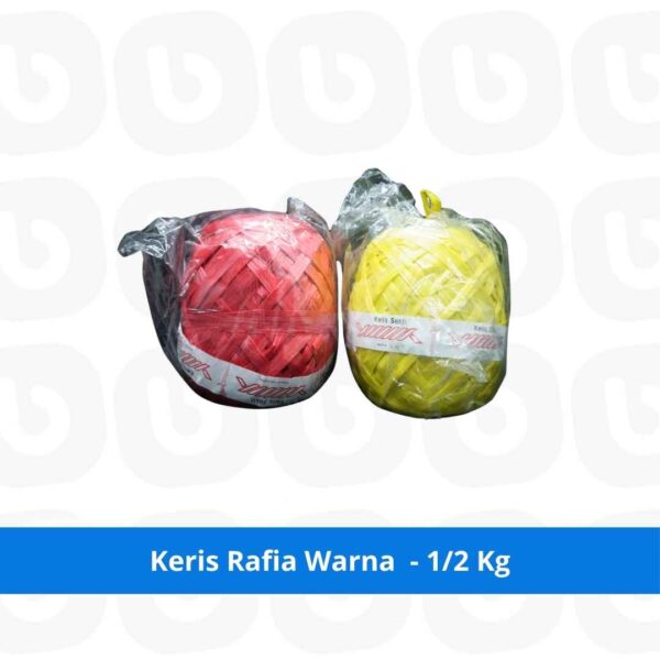 Keris Rafia Warna - 1/2 Kg