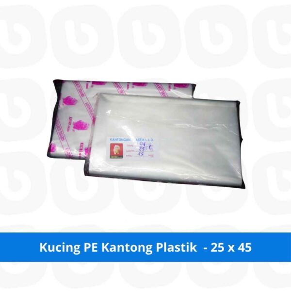 Kucing PE Kantong Plastik - 25 x 45