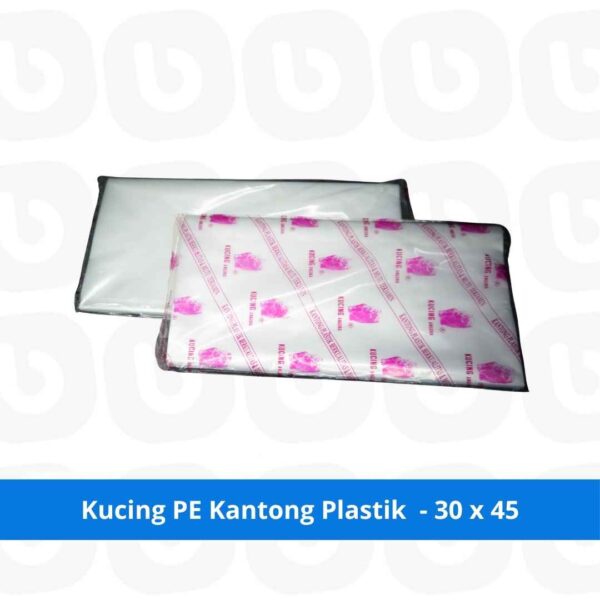 Kucing PE Kantong Plastik - 30 x 45