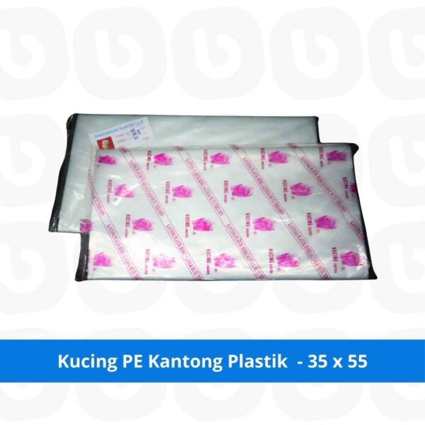 Kucing PE Kantong Plastik - 35 x 55