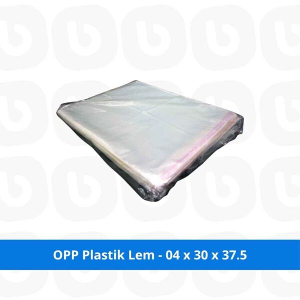 OPP Plastik Lem - 04 x 30 x 37.5