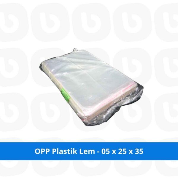 OPP Plastik Lem - 05 x 25 x 35