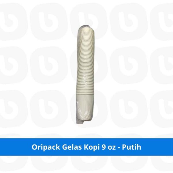 Oripack Gelas Kopi 9 oz - Putih