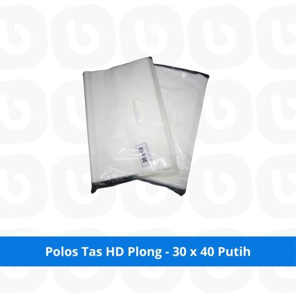 Polos Tas HD Plong - 30 x 40 Putih