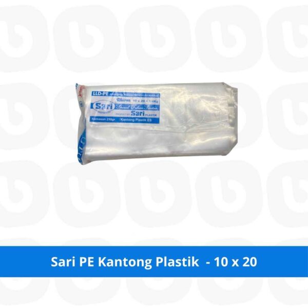 Sari PE Kantong Plastik - 10 x 20