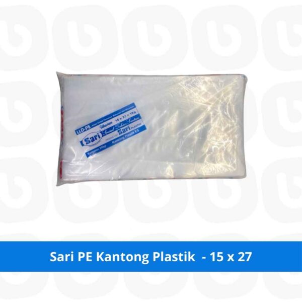 Sari PE Kantong Plastik - 15 x 27