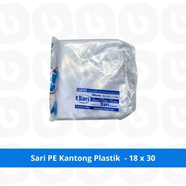 Sari PE Kantong Plastik - 18 x 30