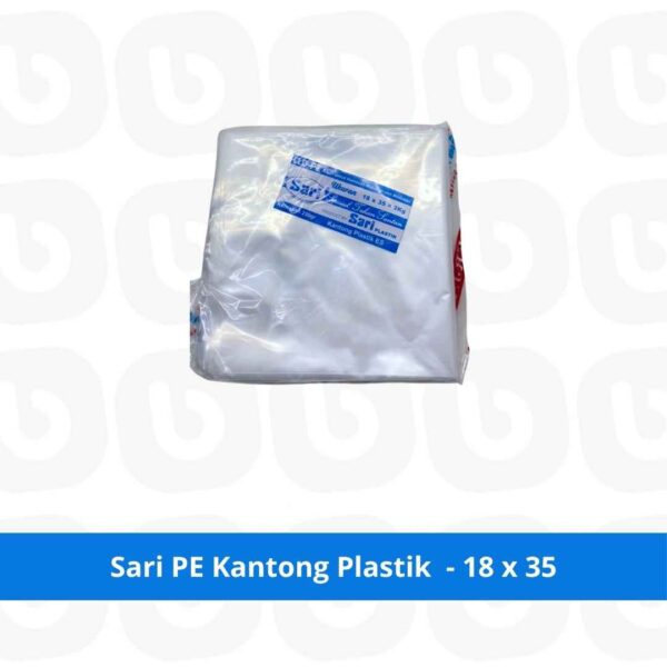 Sari PE Kantong Plastik - 18 x 35
