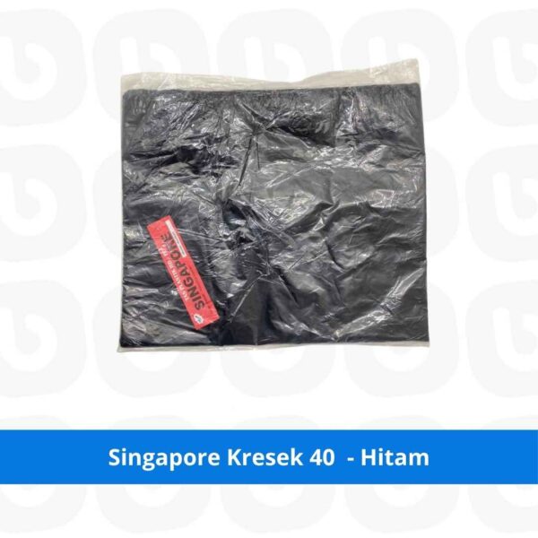 Singapore Kresek 40 - Hitam