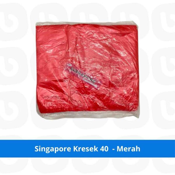 Singapore Kresek 40 - Merah
